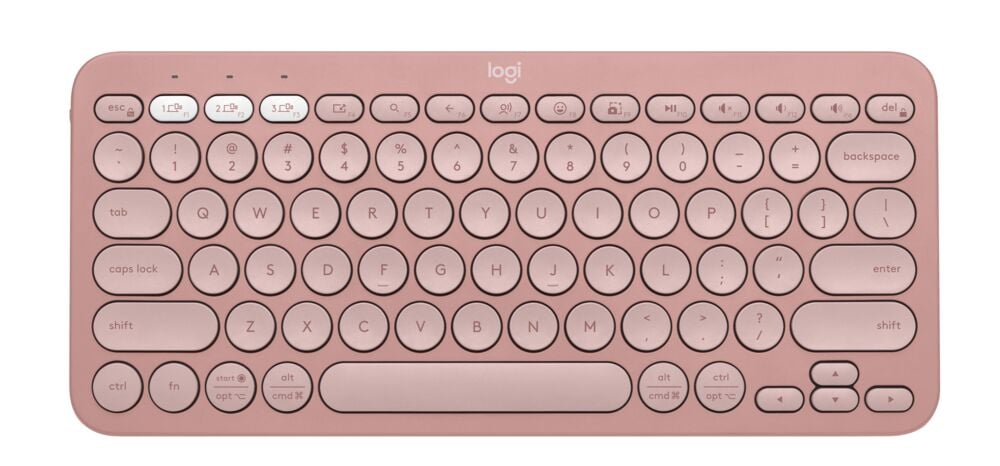 LOGITECH Bluetooth Keyboard K380s Rose
