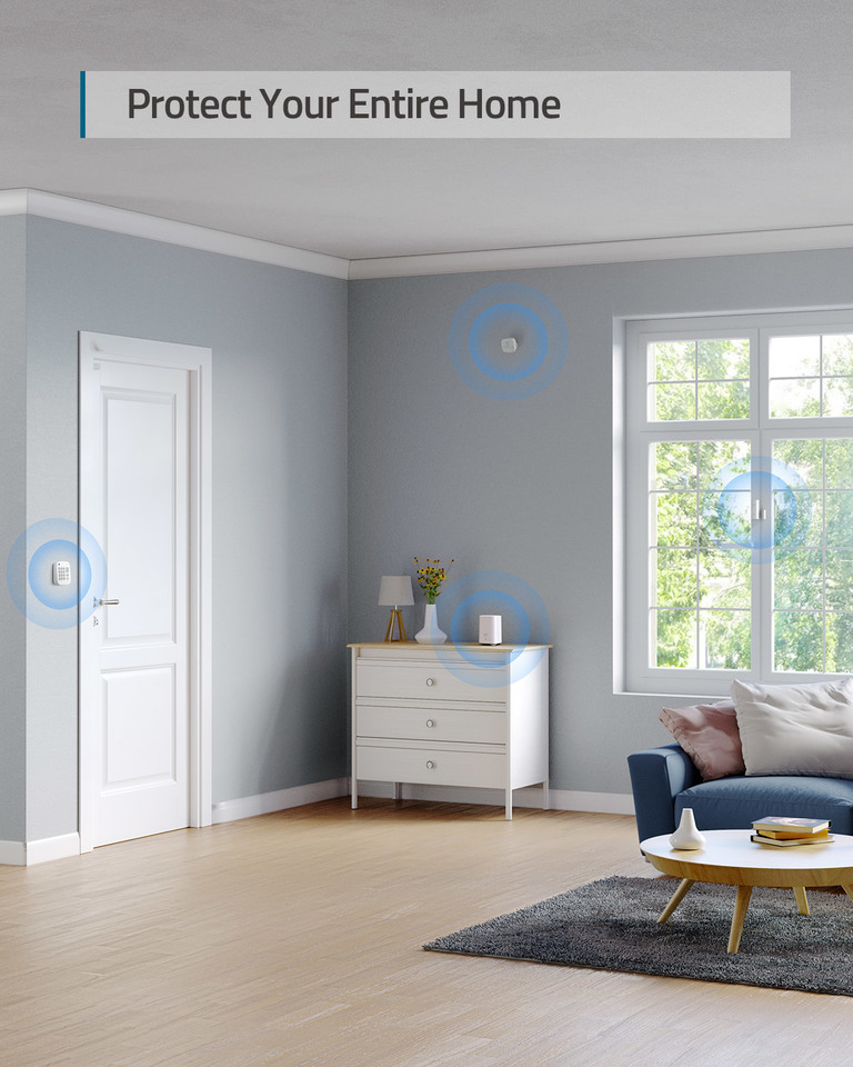 ANKER Eufy Security Alarm System 5 Pieces Kit with Homebase