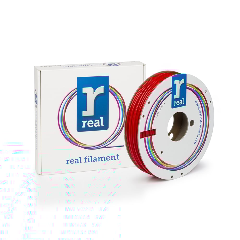 REAL PETG 3D Printer Filament - Red - spool of 0.5Kg - 2.85mm (REALPETGSRED500MM300)