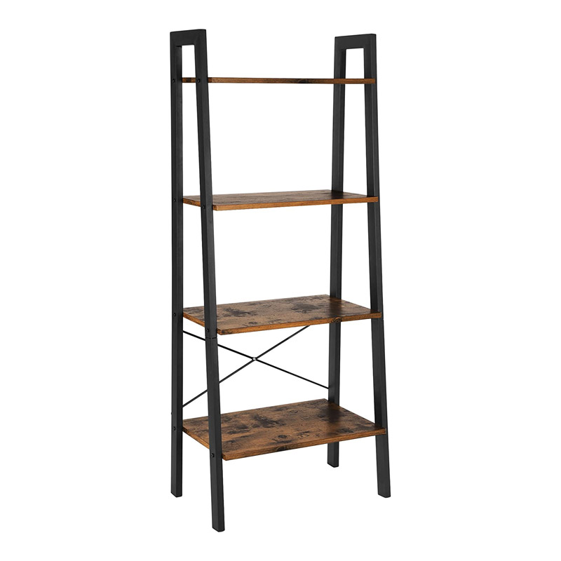 Metal Bookcase with 4 Shelves 56 x 34 x 137.5 cm Vasagle (LLS44X) (VASLLS44X)
