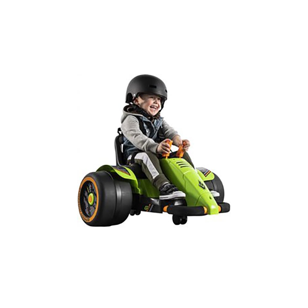 Huffy Green Machine Battery Powered Ride Ons Black, Lime Bike 360 6v (19901W) (HUF19901W)