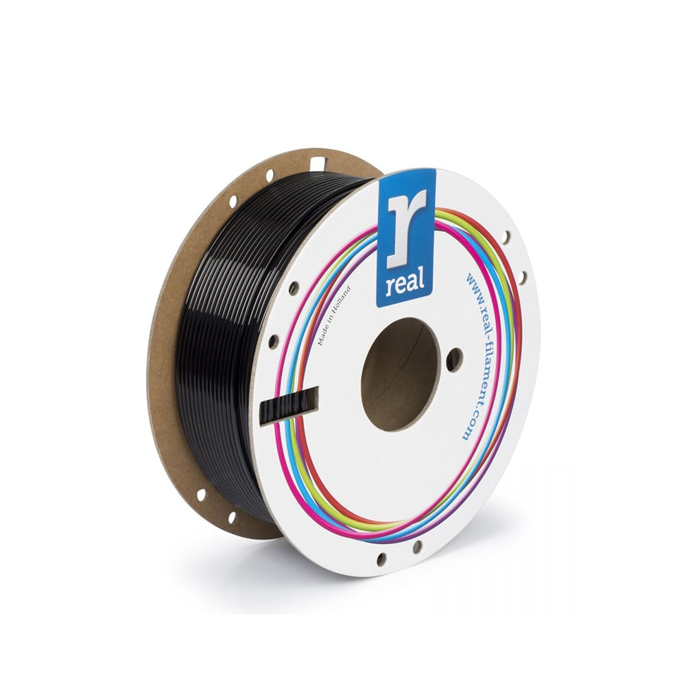 REAL PETG 3D Printer Filament - Black - spool of 1Kg - 2.85mm