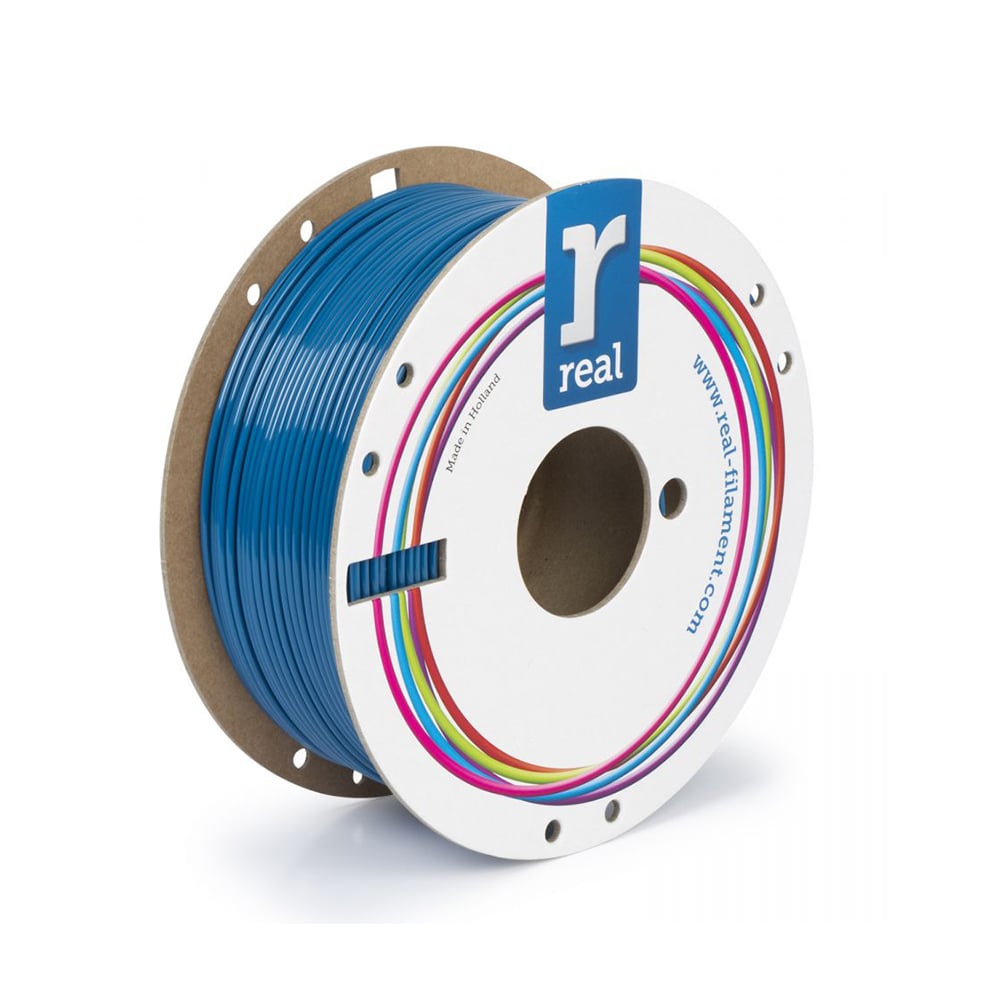 REAL PETG 3D Printer Filament - Blue - Spool of 1Kg - 2.85mm (REALPETGRBLUE1000MM285)