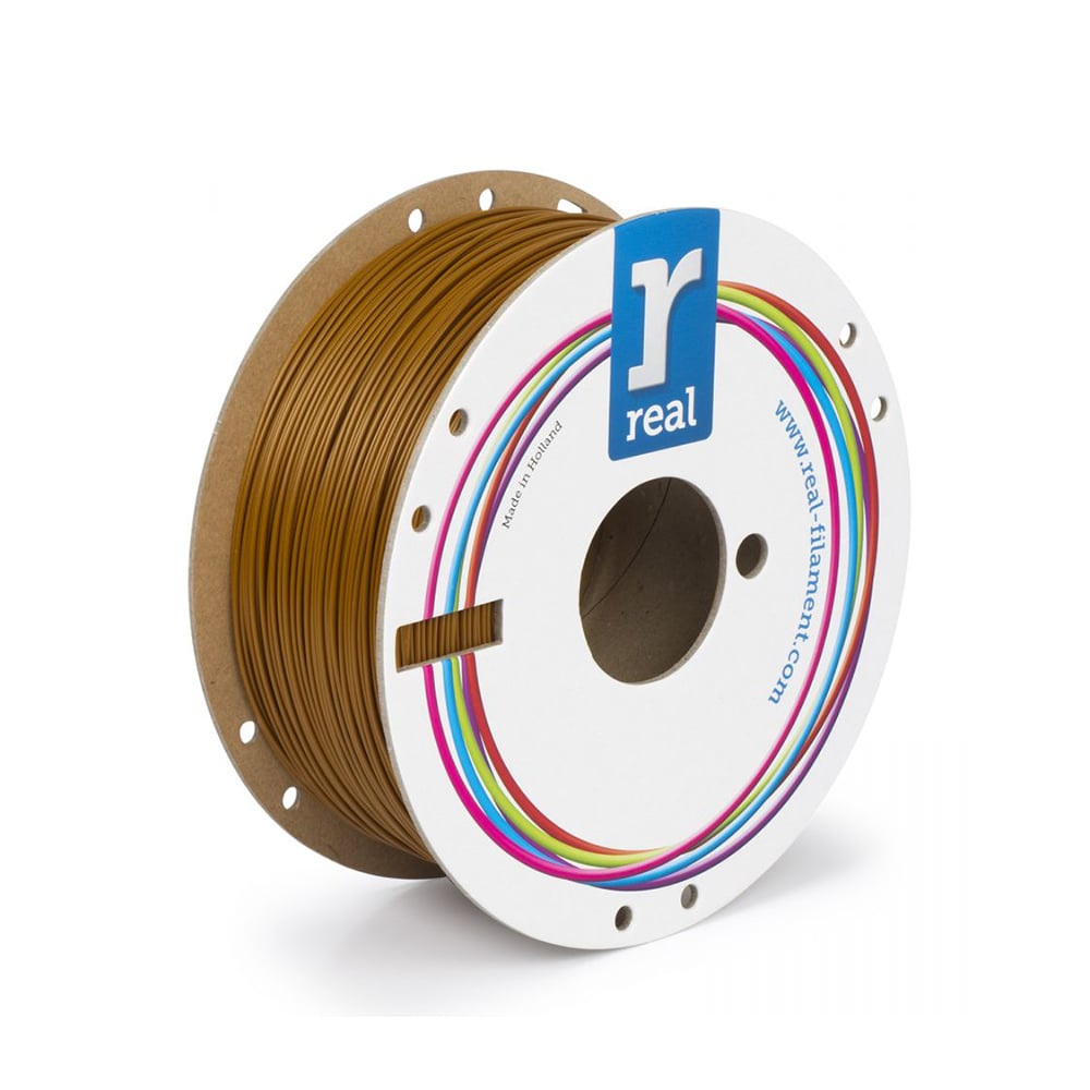 REAL PLA Recycled 3D Printer Filament - Orange - spool of 1Kg - 1.75mm