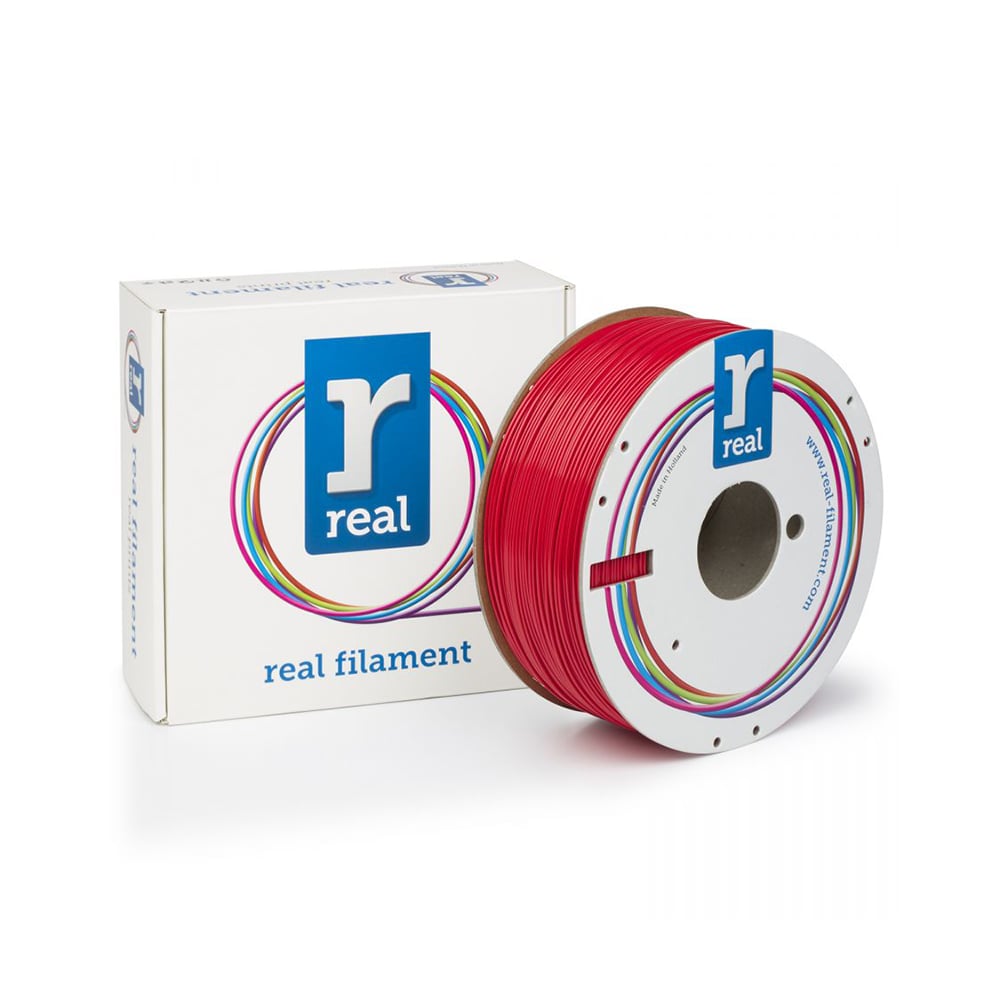 REAL ABS Plus 3D Printer Filament - Red - spool of 1Kg - 2.85mm (REALABSPLUSRED1000MM285)