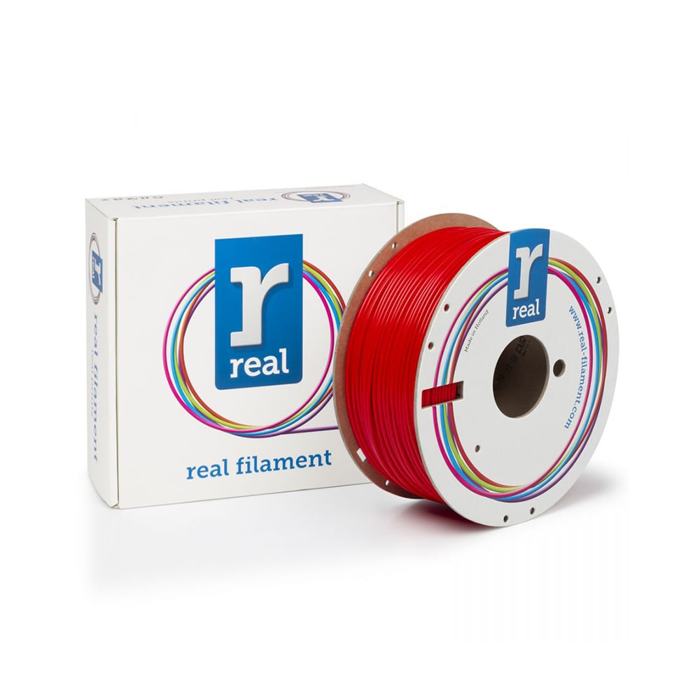 REAL ABS Pro 3D Printer Filament - Red - spool of 1Kg - 2.85mm (REALABSPRORED1000MM285)