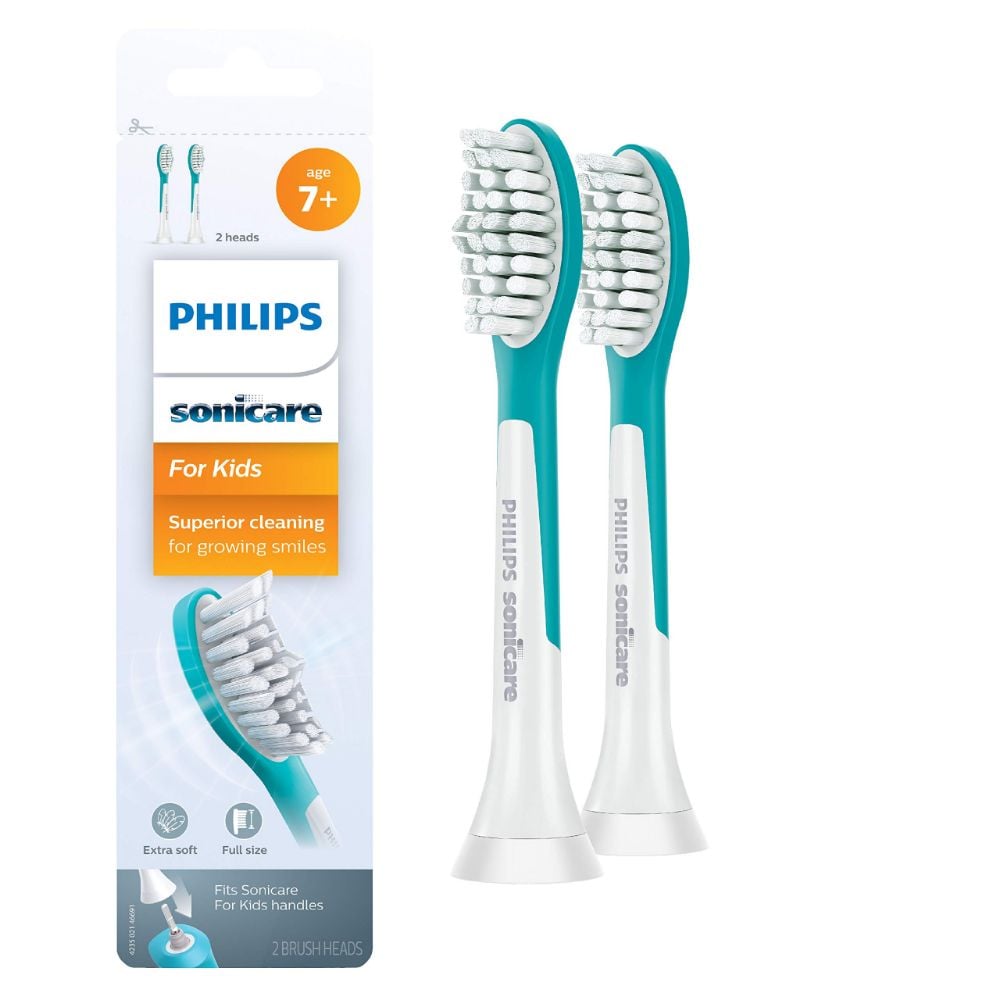 Philips Spare Part for Sonicare Electric Toothbrush for 7+ years old 2pcs (HX6042/33) (PHIHX6042.33)
