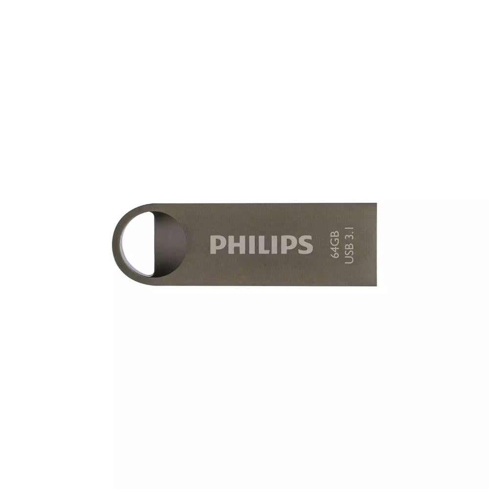 Philips Moon 64GB USB 3.1 Stick Silver (FM64FD165B/00) (PHIFM64FD165B-00)