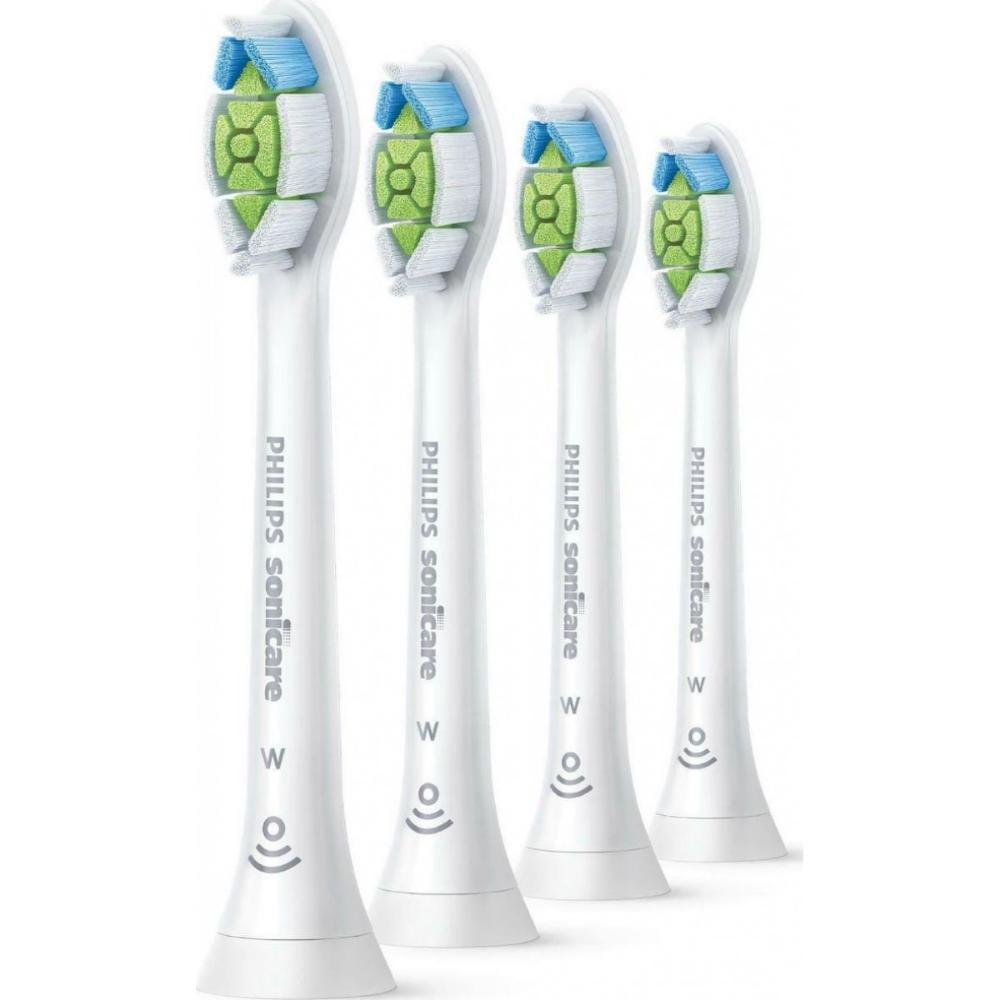 Philips Sonicare W Optimal White Standard Replacement Heads for Electric Toothbrush 4pcs (HX6064/10) (PHIHX6064-10)