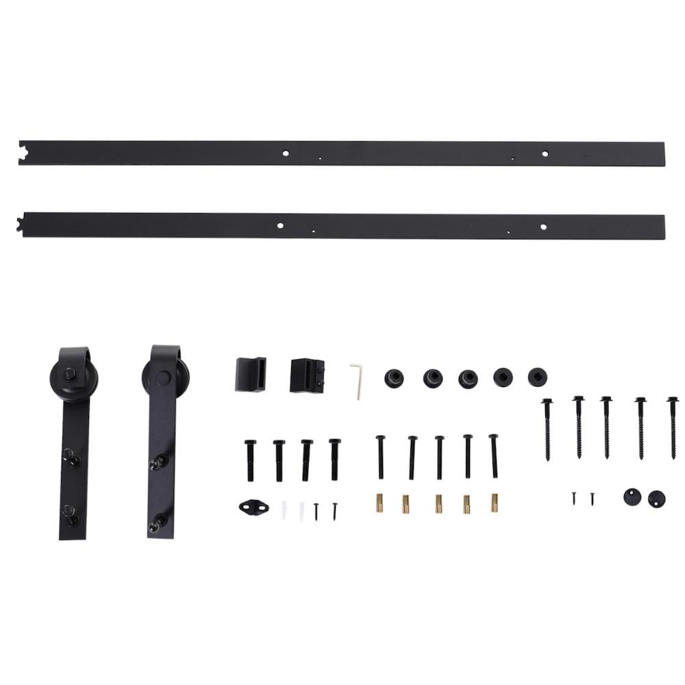 Homcom Track Kit for Sliding Doors Black 200x4x0.6cm (B81-020) (HOMB81-020)