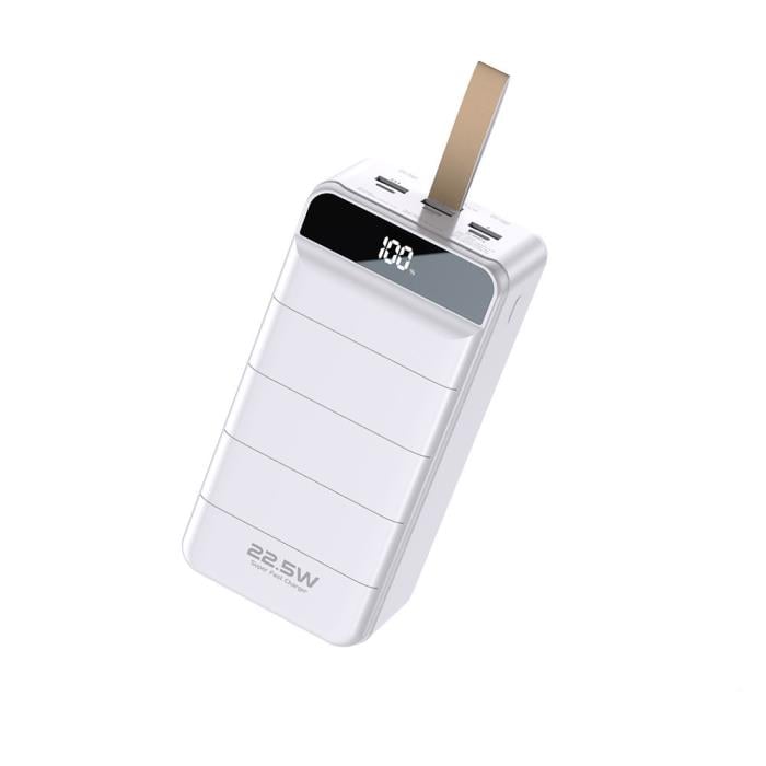 Power Bank WK 60000mAh MINRE PD20W+3xQC3.0 22.5W White WP-269