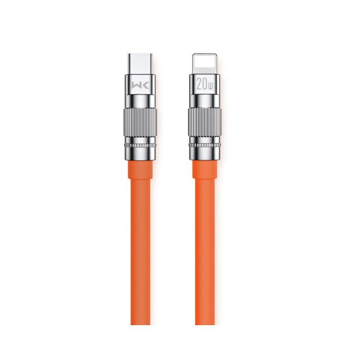 Charging Cable WK 20W PD TYPE-C/i6 Wingle Orange 1.2m WDC-187 6A