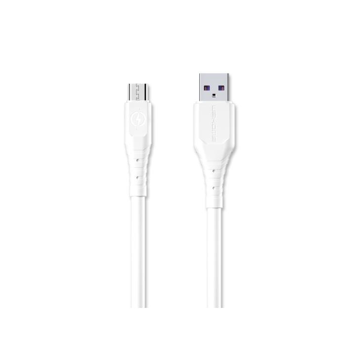 Charging Cable WK Micro Wargod White 2m WDC-152 6A