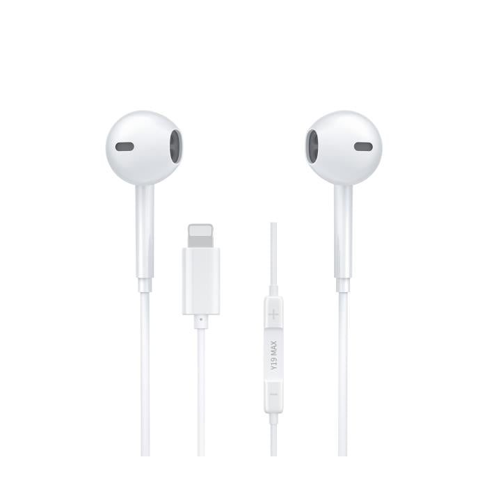 Earphone WK Y19 Max Lighting White