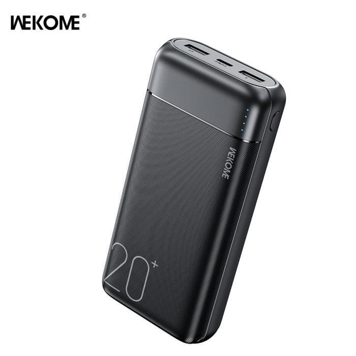 Power Bank WK 20000mAh 10W USBx2 Black WP-02