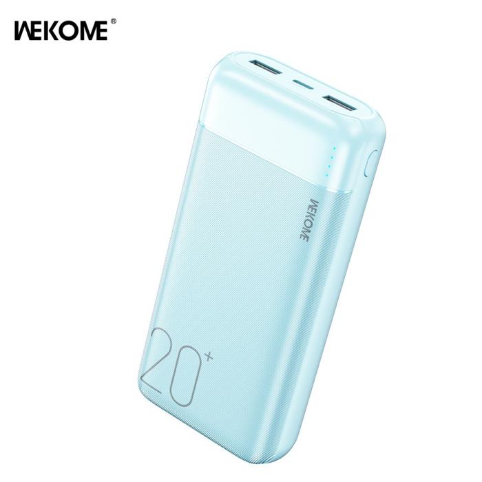 Power Bank WK 20000mAh 10W USBx2 Blue WP-02