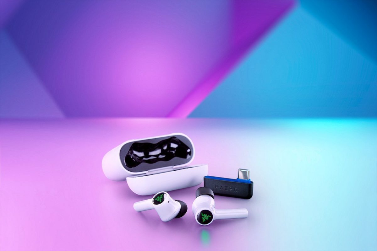 Razer HAMMERHEAD HYPERSPEED - PLAYSTATION Licensed - Wireless Gaming Earbuds - ANC - RGB - TWS