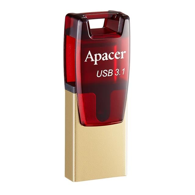 USB 3.1 Gen &amp; Type-C Dual Flash Drive AH180 32GB Red RP