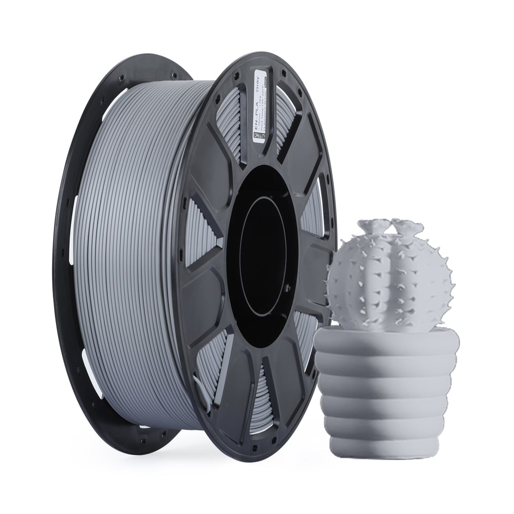 CREALITY EN-PLA Grey Ender 3D Printer Filament 1 kg Spool, 1.75 mm (3301010123) gray