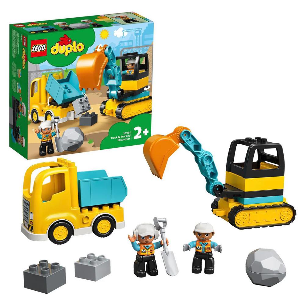 Lego Duplo: Truck &amp; Tracked Excavator για 2+ ετών (10931) (LGO10931)