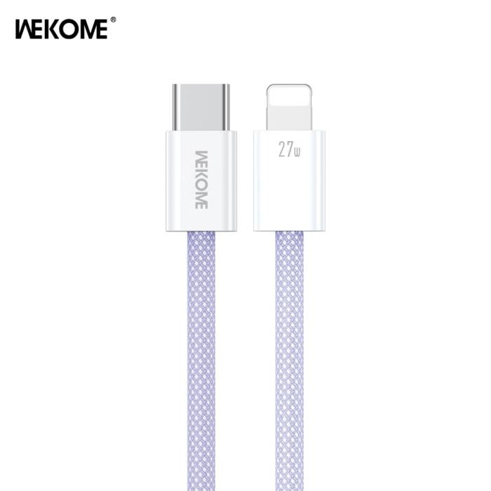 Charging Cable WK 27W PD TYPE-C/i6 Purple 1m WDC-21