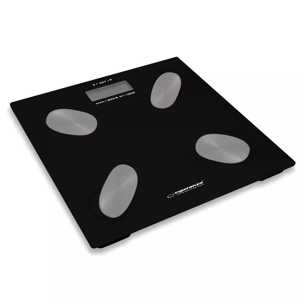 Esperanza EBS022 Digital Scale with Body Fat Analyzer in Black