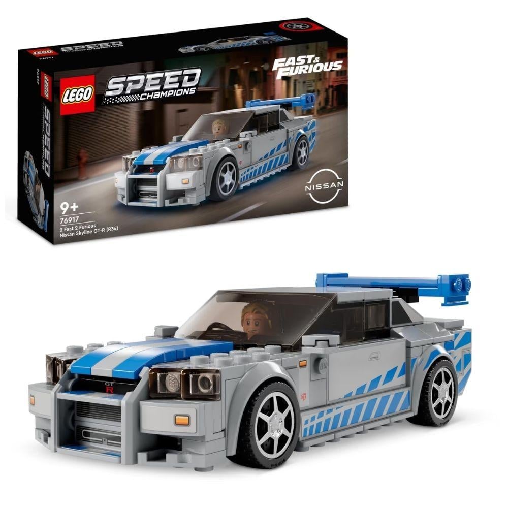 Lego Speed Champions 2 Fast 2 Furious Nissan Skyline GT-R (R34) για 9+ ετών (76917) (LGO76917)