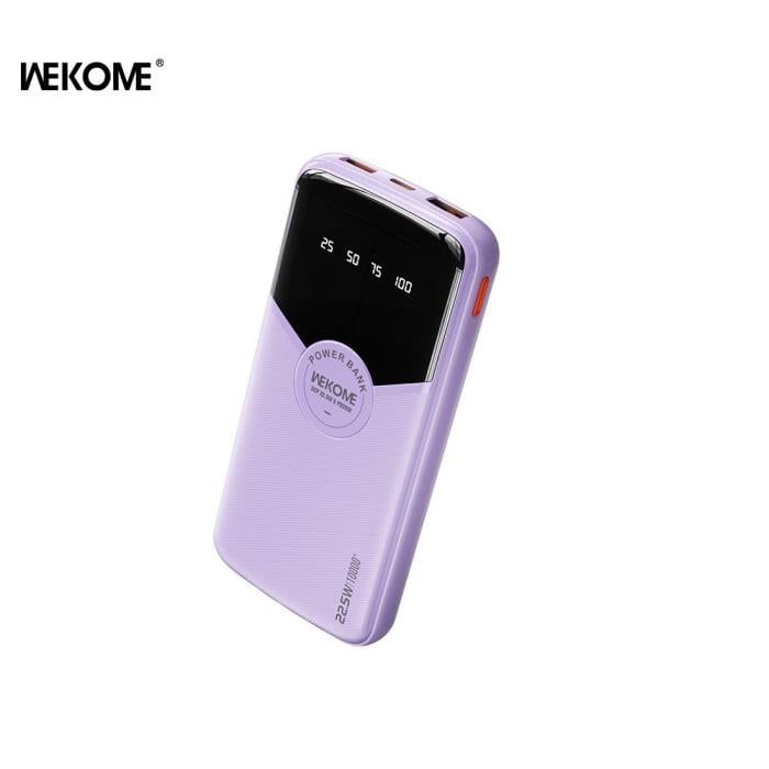 Power Bank WK 10000mAh 22,5W PDx1 &amp; QC2.0x2 Purple WP-43