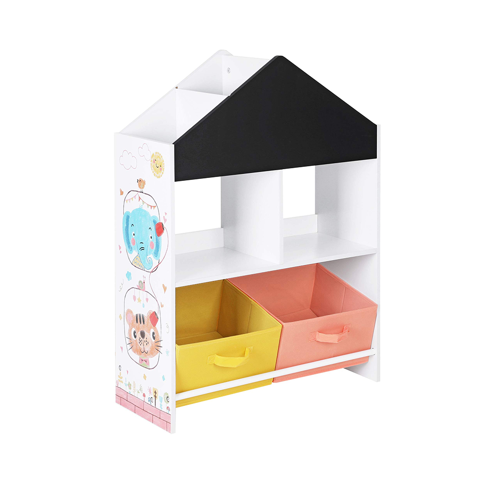 Songmics Children's Bookshelf / Storage Unit Colorful 65x26.5x90cm (GKR320W01) (SNGGKR320W01)