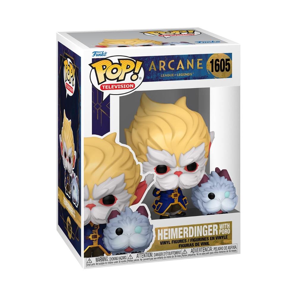 Funko Pop! TV: Arcane League of Legends - Heimerdinger with Poro #1605 (FNK01935)