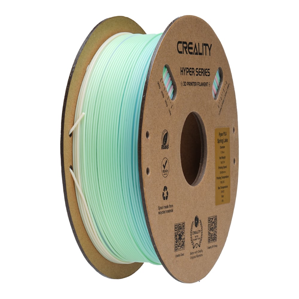 Creality Hyper PLA Rainbow Wild Blossom Long Grad.- Fast Printing Filament with CFS tag 1kg 1.75