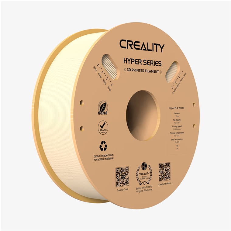 Creality Hyper PLA Complexion Skin Flesh 3D Printer Filament, High Speed, 1 kg Spool 1.75