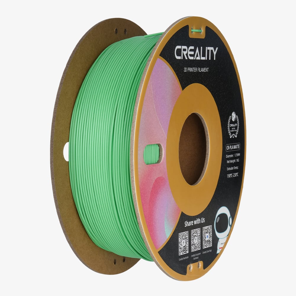 CREALITY CR-PLA Matte Avocado Green, 3D Printer Filament 1 kg Spool, 1.75mm (3301010301)