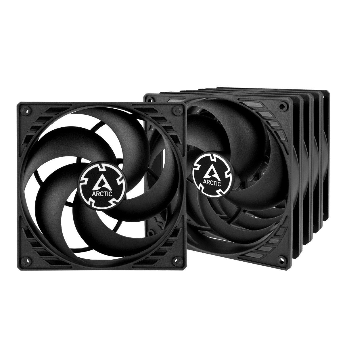 Arctic P14 PWM PST Value Pack - 5 Fans - Case Fan 4pin - 140mm Black/Black