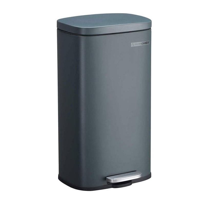 Steel Trash Bin with Soft-Close System 30 Lt Songmics (LTB03GS) (SNGLTB03GS)