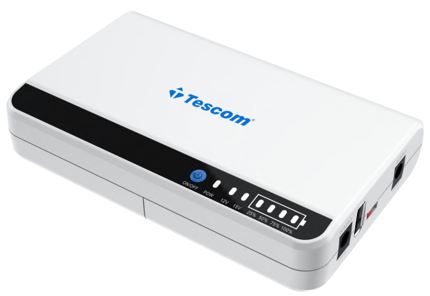 Tescom Line Interactive DC UPS 18W with USB port (UPS.0884) (TSUPS0884)
