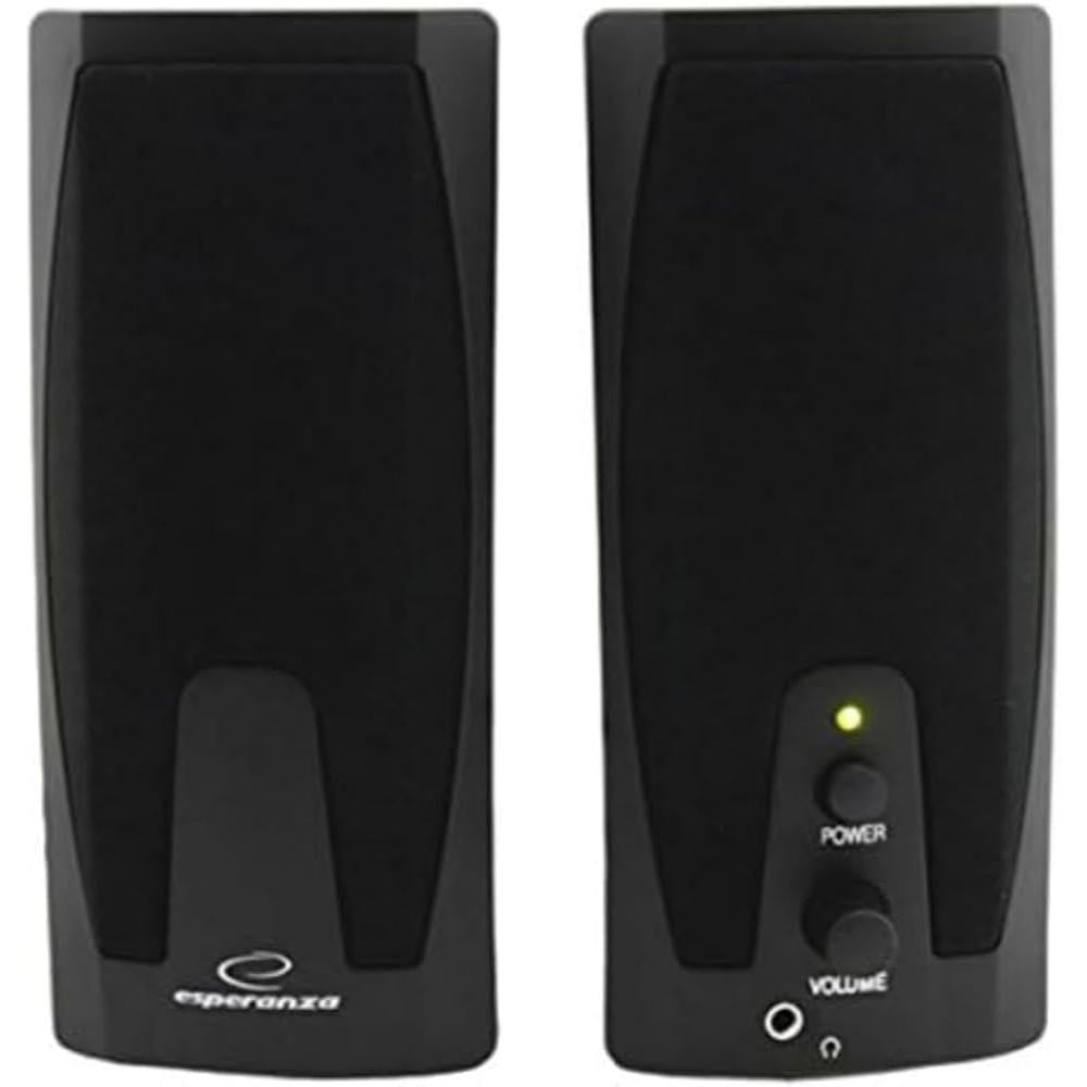 Esperanza 2.0 Computer Speakers with 2W Power in Black (EP110) (ESPEP110)