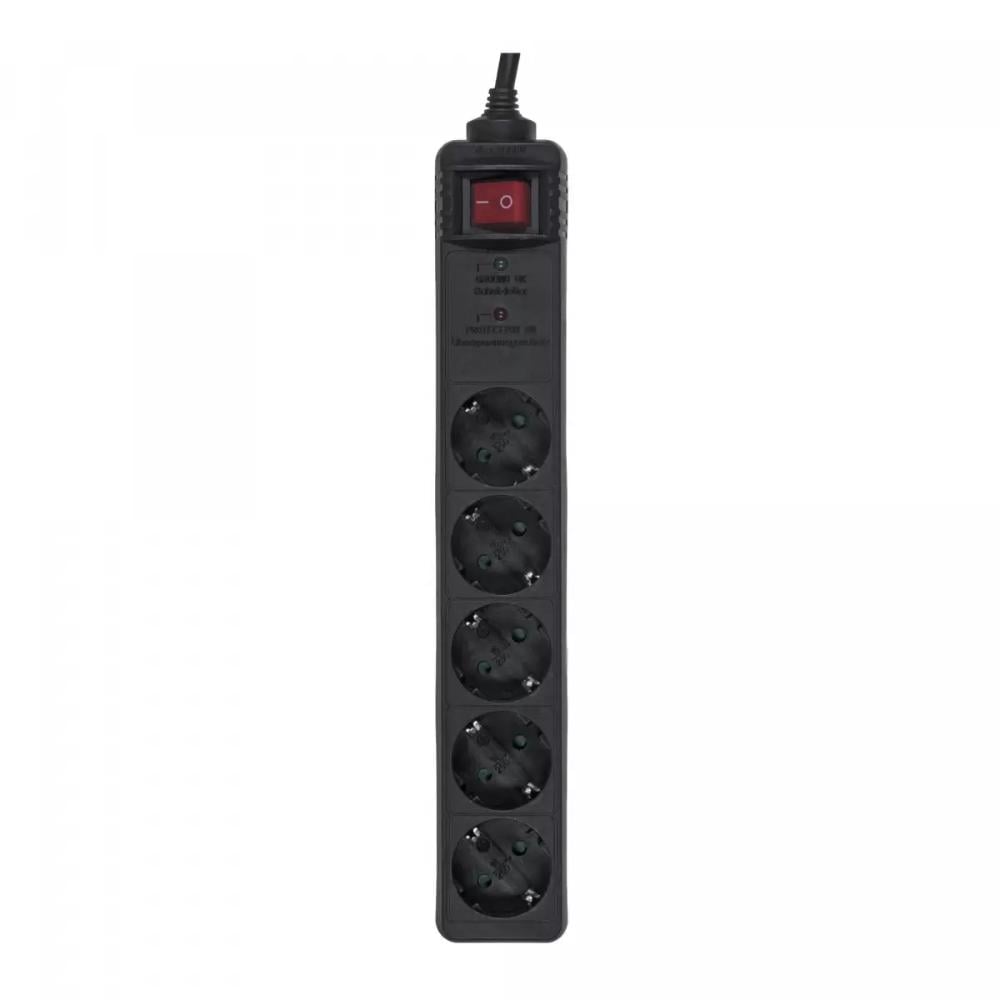 Gembird 5-Socket Power Strip with Switch and 4.5m Cable Black (SPG5-C-15)