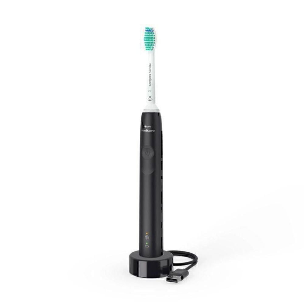 Philips Sonicare 3100 Series Electric Toothbrush with Timer and Pressure Sensor Black (HX3671/14)
