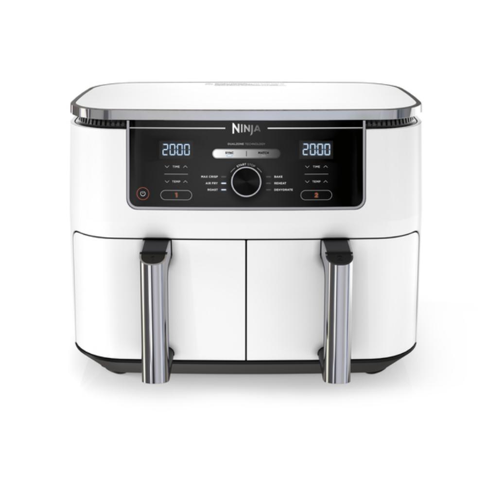 Ninja Foodi Double Air Fryer 9.5lt Silver (AF400EUWH)
