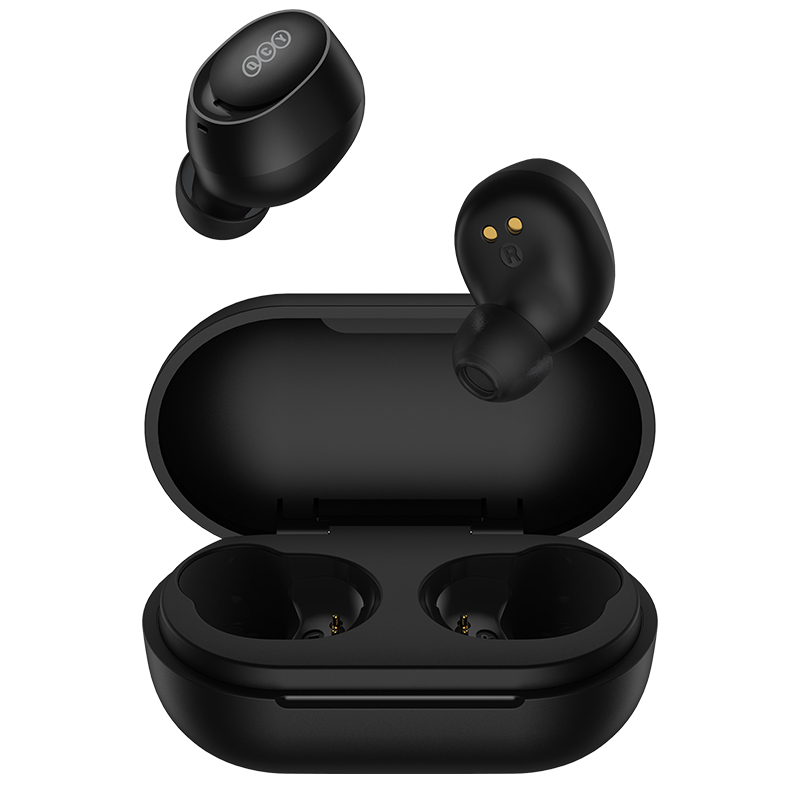QCY Arcbuds Lite T27 Black, Bluetooth 5.3 ENC IPX4 Sweatproof 8h - 32h battery, 68ms latency.