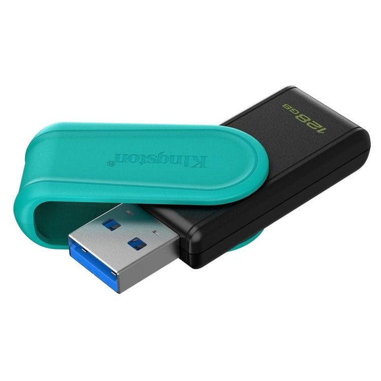 KINGSTON USB Stick DataTraveler Exodia S DTXS/128GB, USB 3.2, Black and Blue.