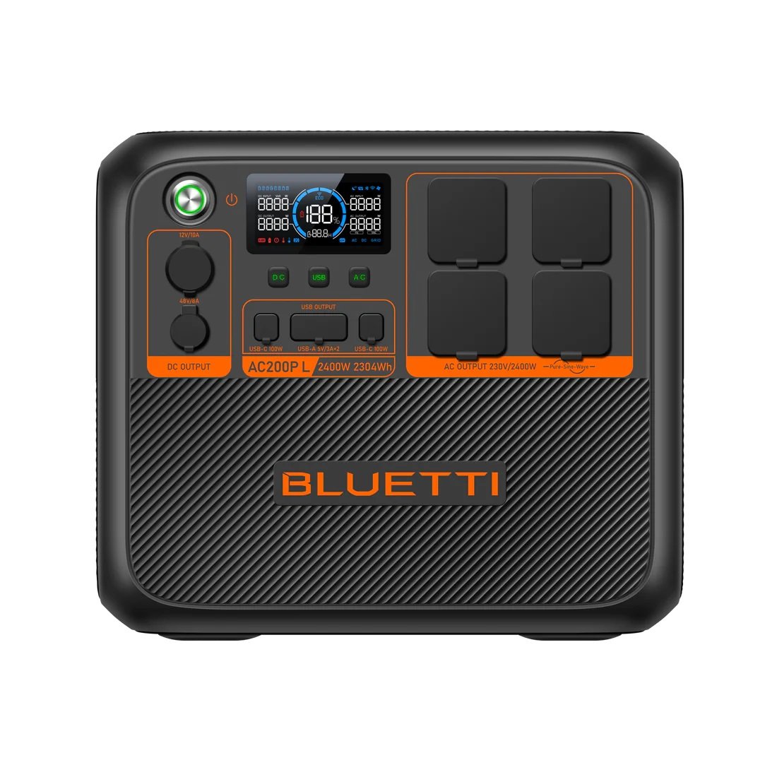 BLUETTI Premium AC200PL Expandable Power Station, 2400W AC Outlet 2304Wh