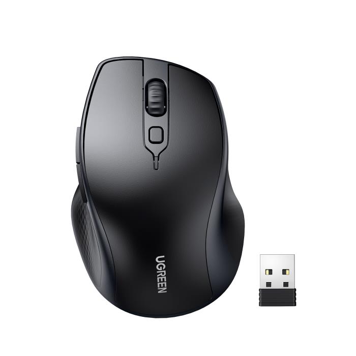 UGREEN MU101 Black 90395 Wireless Mouse 2.4 GHz & Bluetooth