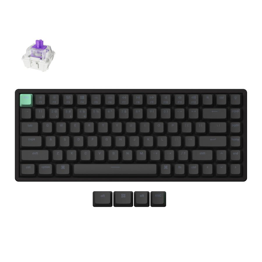 Keychron K2 HE (K2H-J1) Wireless Magnetic Hall Effect RGB Custom Keyboard 75% US Layout Shine-through