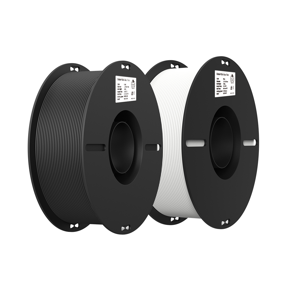 Creality EN-PLA Value Pack 2kg - White - Black 1+1kg Ender 3D Printer Filament 3301010337