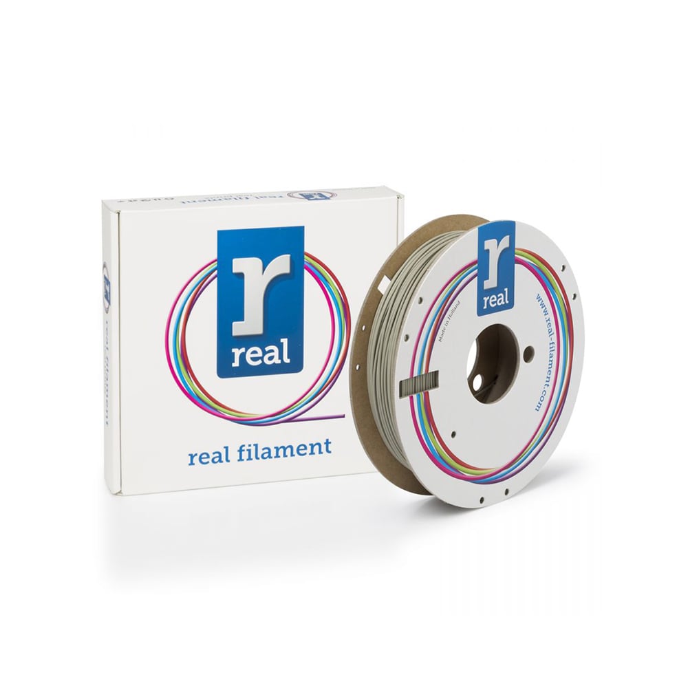REAL PLA Matte 3D Printer Filament - Khaki Gray - Spool of 0.50Kg - 1.75mm