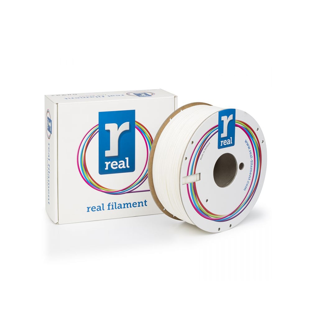 REAL PC ABS 3D Printer Filament - White - spool of 1Kg - 1.75mm (REALPCABSWHITE1000MM175)