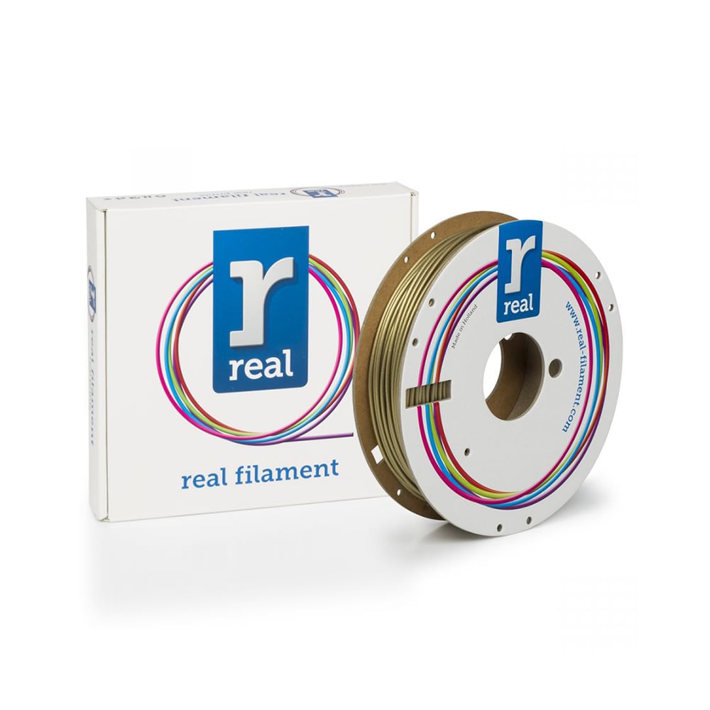 REAL PLA Sparkle 3D Printer Filament - Sparkle Gold Medal - spool of 0.5Kg – 2.85mm