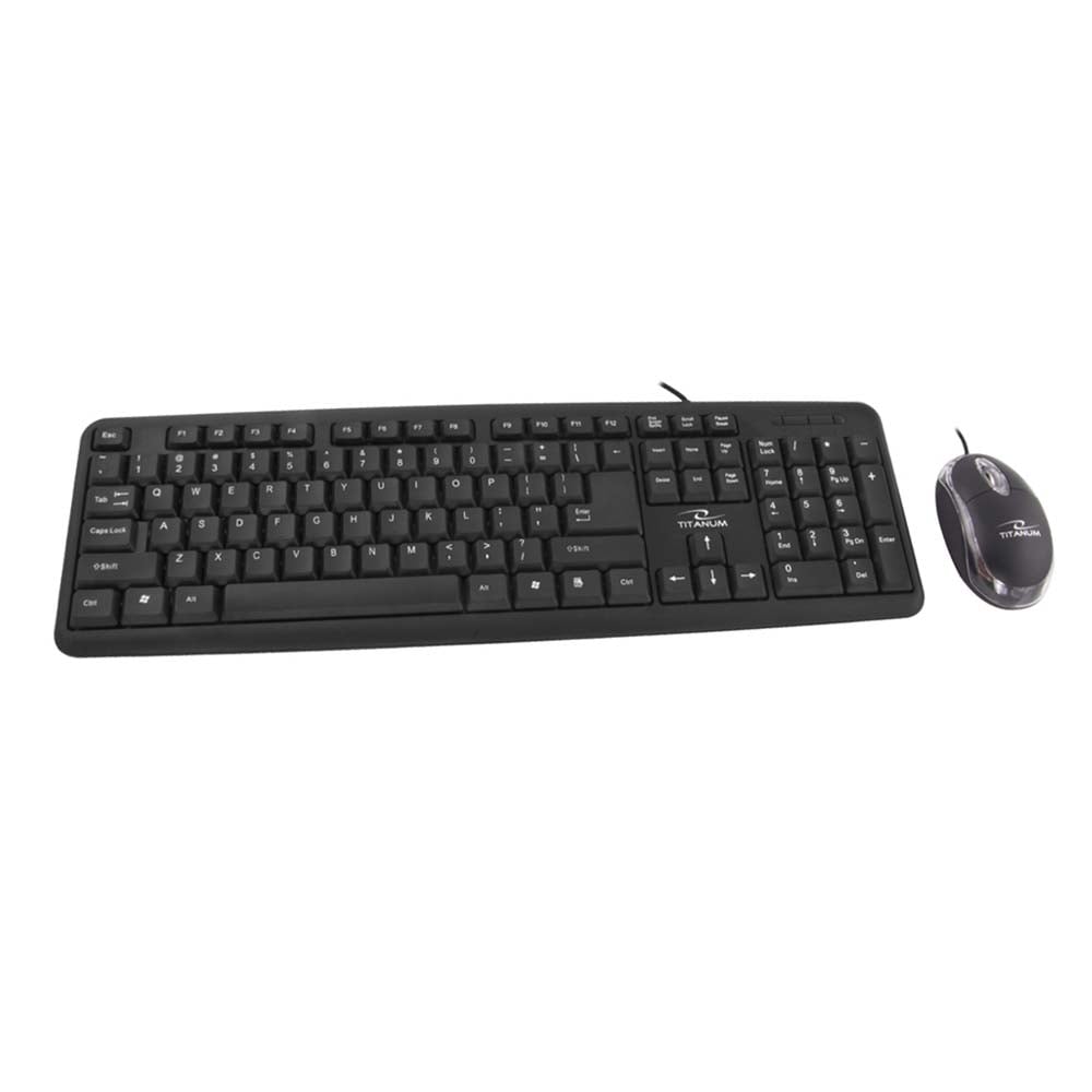 Wired Keyboard and Mouse Set English US USB Esperanza Salem TK106